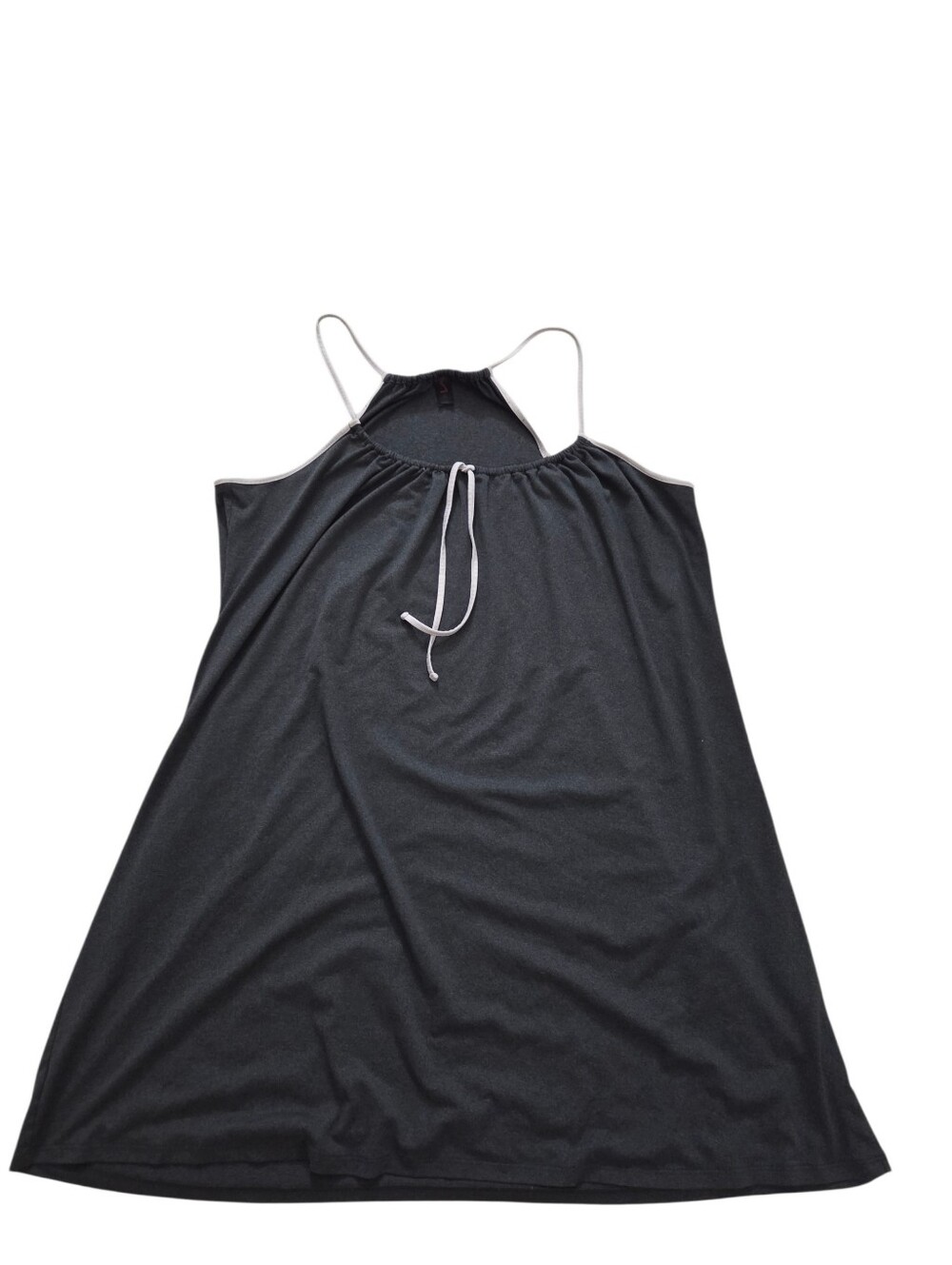 Maidenform charcoal/light pink slight razorback nightgown, L. EUC.